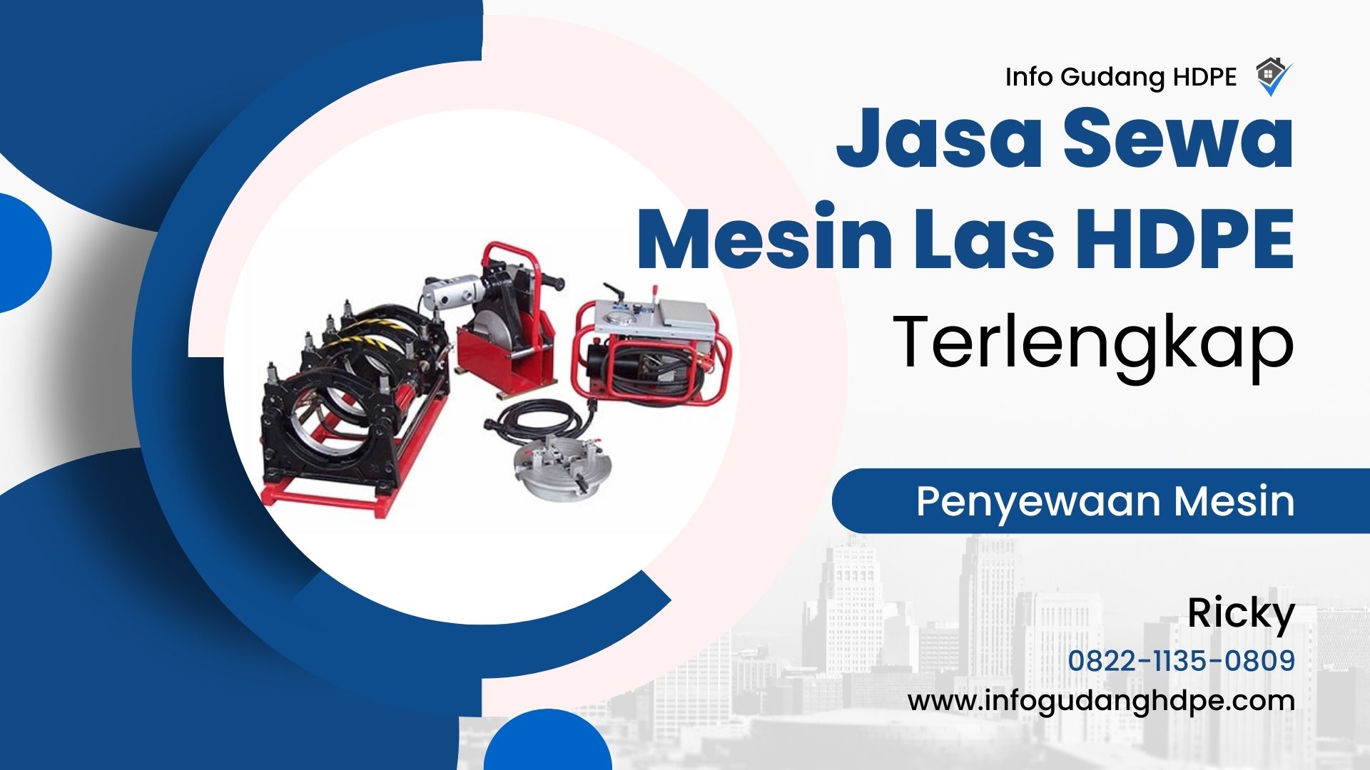 Jasa Sewa Mesin Las Pipa HDPE